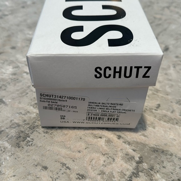SCHUTZ Enola Linen Sandal - Picture 4 of 12